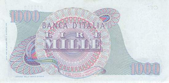 1000 Lire 1966 p.96d